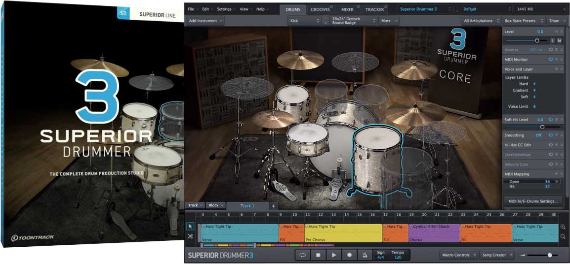 Toontrack Superior Drummer 3.1.7 Crack With MacOsX Full Version 2020 Torrent