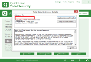 quick heal total security crack With License Key Free Download
