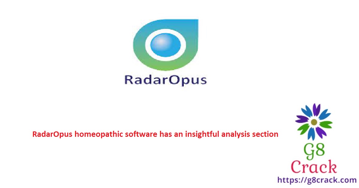 radaropus-homeopathic-software-has-an-insightful-analysis-section