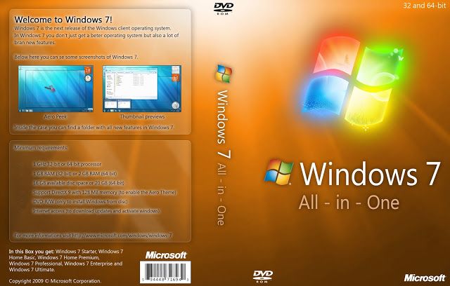 Windows 7 All In One ISO Full Latest Free Download